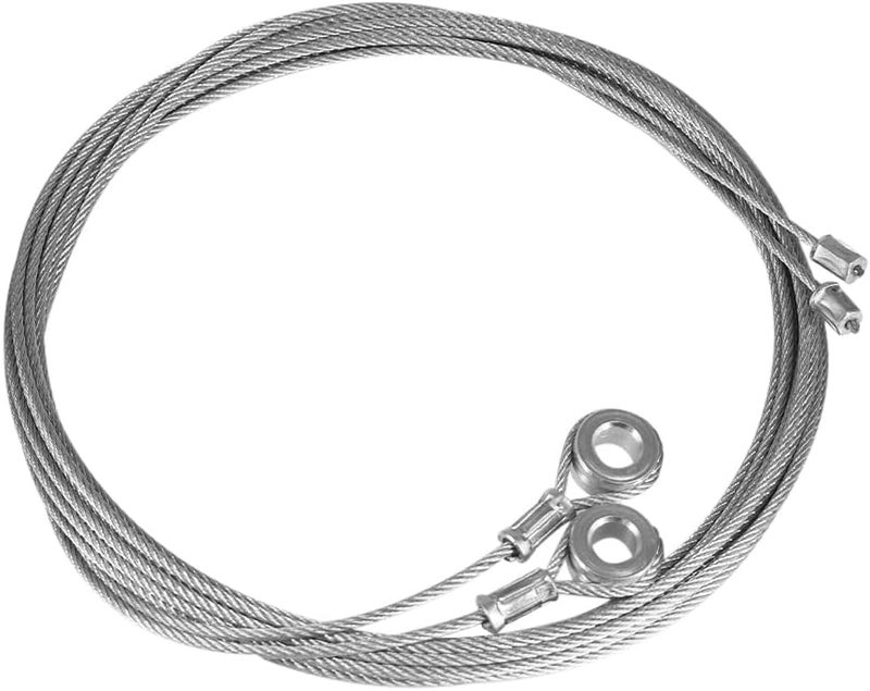 CULMKARI Cable Wire Fits Most Trailer Ramp Door Enclosed Cargo Trailer Ramp Door Spring Cable Wire - 150 Inch Long (2-Pack) - Image 1